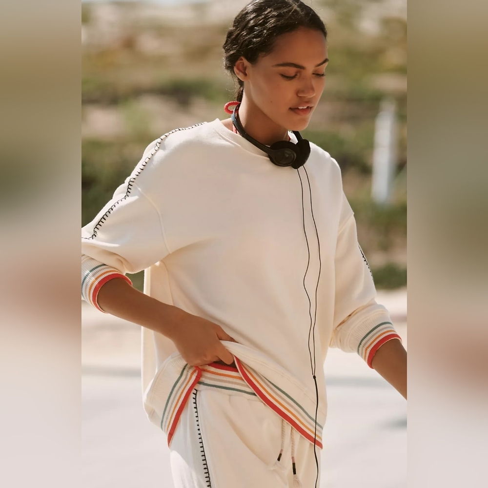 Spiritual Gangster Anthropologie Astrid Crewneck Sweatshirt